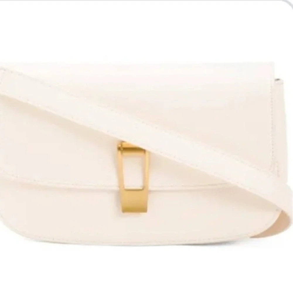 Rachel Zoe Cream Crossbody Bag with Gold‎ Clasp